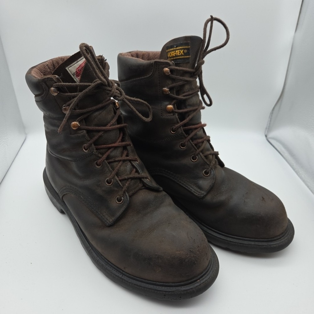 Red Wing Boot 4415 Gore-Tex Vintage 90's Steel Toe‎ PT91 Leather Size 10
